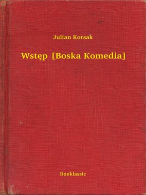 cover image of Wstęp [Boska Komedia]